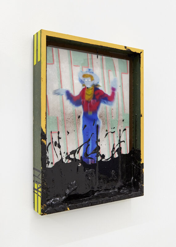 Jack Burton, ‘Future’, 2020, Painting, Archival pigment print, oil paint, resin, roof tar in custom frame, CASTOR