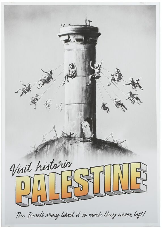 Banksy, ‘Walled Off Hotel Welcome to Palestine’, Ephemera or Merchandise, Poster with embossed hotel stamp, Chiswick Auctions