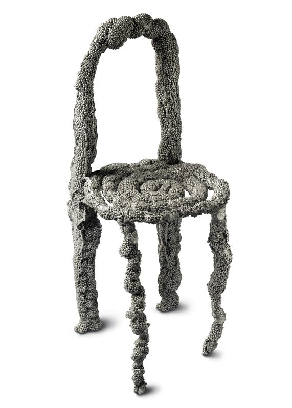 Chris Wolston, ‘Luxor Chair’, 2016, Design/Decorative Art, Sand-cast aluminum, Sight Unseen