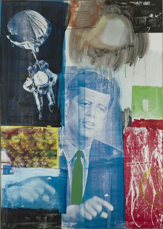 Robert Rauschenberg, ‘Retroactive I’, 1963, Oil and silkscreen ink on canvas, Robert Rauschenberg Foundation