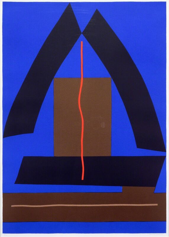 Clinton Adams, ‘Triad IV’, 1980, Print, Lithograph 10/12, Addison Rowe Gallery