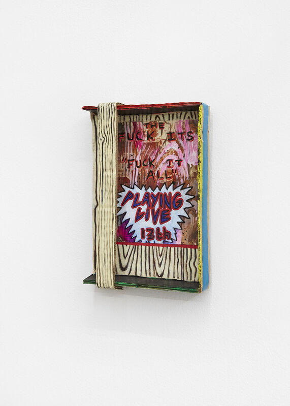 Jack Burton, ‘The Fuck Its’, 2020, Painting, Oil paint, found photograph, cardboard, CASTOR