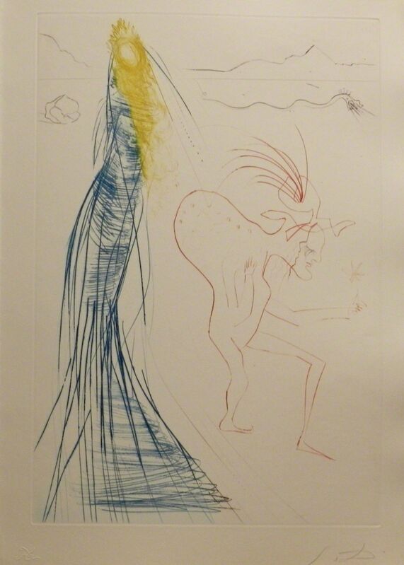 Salvador Dalí, ‘Tristan et Iseult Frocin, The Bad Dwarf’, 1970, Print, Etching, Fine Art Acquisitions Dali 