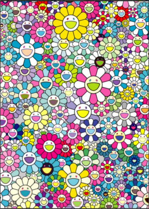 Takashi Murakami, ‘I LOOK BACK AND THERE, MY BEAUTIFUL MEMORIES’, 2018, Print, 4c offset + cold stamp, Dope! Gallery