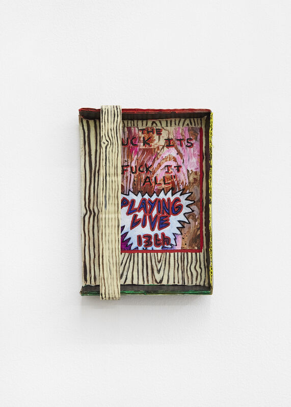 Jack Burton, ‘The Fuck Its’, 2020, Painting, Oil paint, found photograph, cardboard, CASTOR