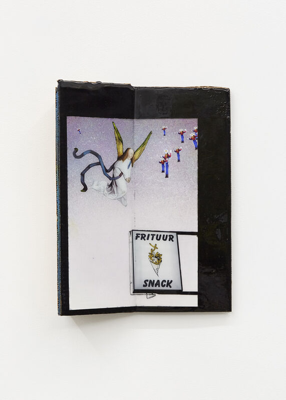 Jack Burton, ‘Angel’, 2020, Mixed Media, Archival pigment print, oil paint, resin, cardboard, CASTOR
