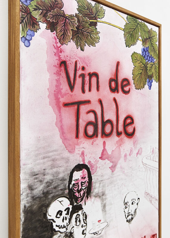 Jack Burton, ‘ Vin de Table, nouvel album’, 2020, Painting, Oil paint on canvas in custom frame, CASTOR