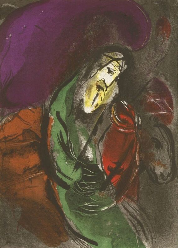 Marc Chagall, ‘God Rebukes Eve; Jeremiah’, 1956, Print, Two lithographs printed in colours, Sworders