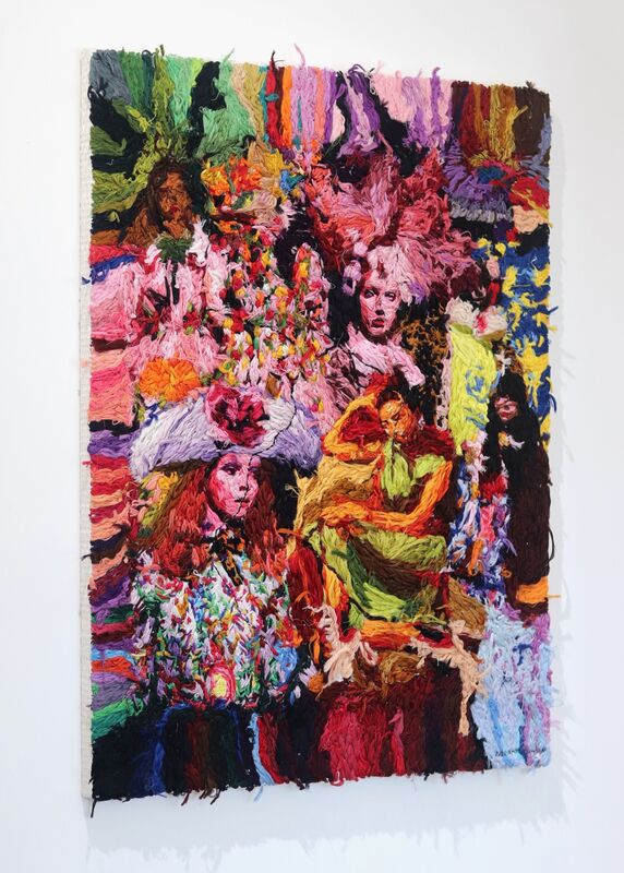 Nilraya Bundasak, ‘Women & Beauty’, 2019, Textile Arts, Embroidery on Fabric, Artspace Warehouse