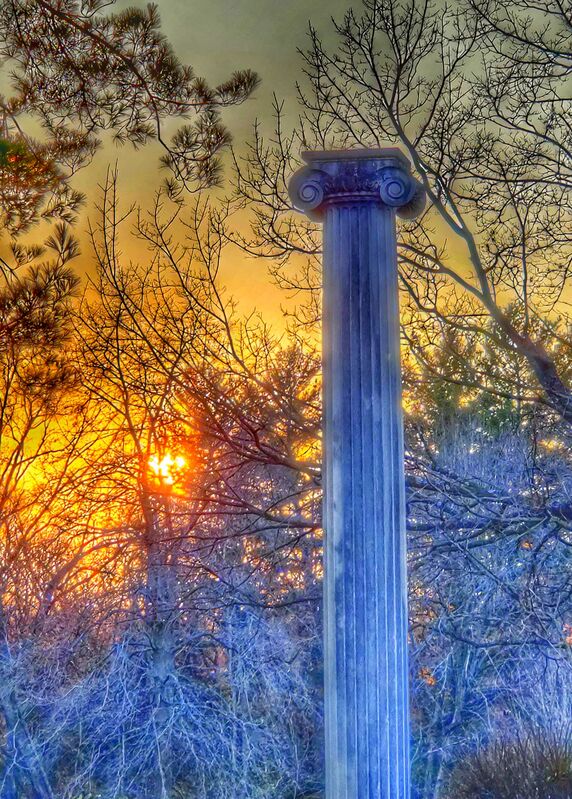 Gale Myers, ‘Maxfield's Column’, 2020, Photography, Photo printed on archival velvet paper, Springfield Art Association