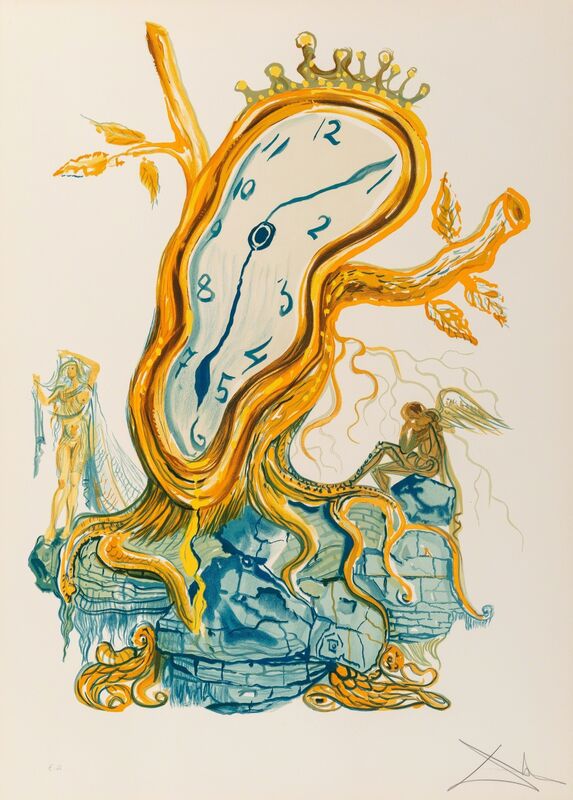 Salvador Dalí, ‘Stillness of Time, from Time’, 1976, Print, Photolithograph in color on Arches apper, Heritage Auctions
