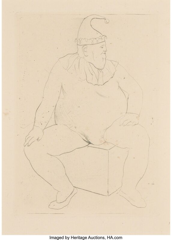 Pablo Picasso, ‘Saltimbanque au Repos (The Acrobat at rest)’, 1905, Print, Drypoint, Heritage Auctions