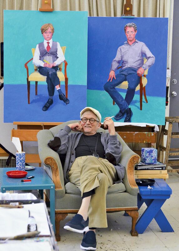 David Hockney, ‘David Hockney in his Studio, Los Angeles March 1st 2016’, Photography, Guggenheim Museum Bilbao