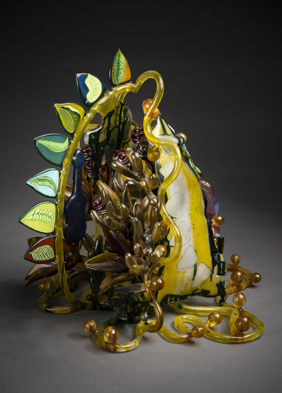 Ginny Ruffner, ‘Blue Melody of a Spiny Arbor’, 2011, Sculpture, Lamp worked glass, HABATAT