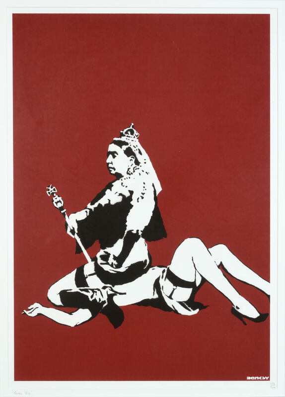 Banksy, ‘Queen Vic’, 2003, Print, Screenprint in colors on paper, DIGARD AUCTION