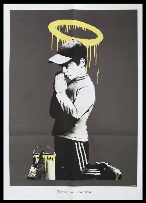 Banksy, ‘Forgive Us Our Trespassing’, 2010, Print, Offset lithograph, EHC Fine Art Gallery Auction