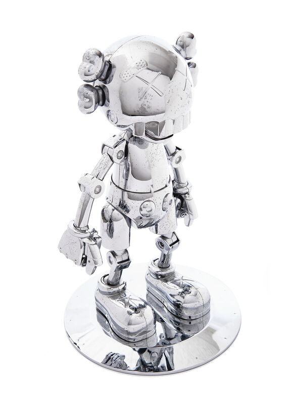 KAWS, ‘No Future Companion (Silver Chrome)’, 2008, Sculpture, Fully pose-able metal sculpture, Tate Ward Auctions