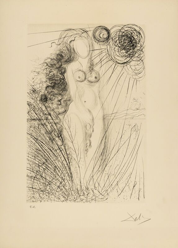 Salvador Dalí, ‘Birth of Venus (M & L 492; Field 71-8A)’, 1970, Print, Etching, Forum Auctions
