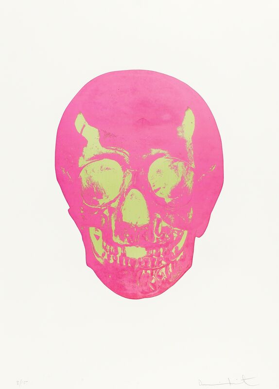 Damien Hirst, ‘The Dead  (Loganberry Pink/Lime Green)’, 2014, Print, Foilblock print in colours, Forum Auctions