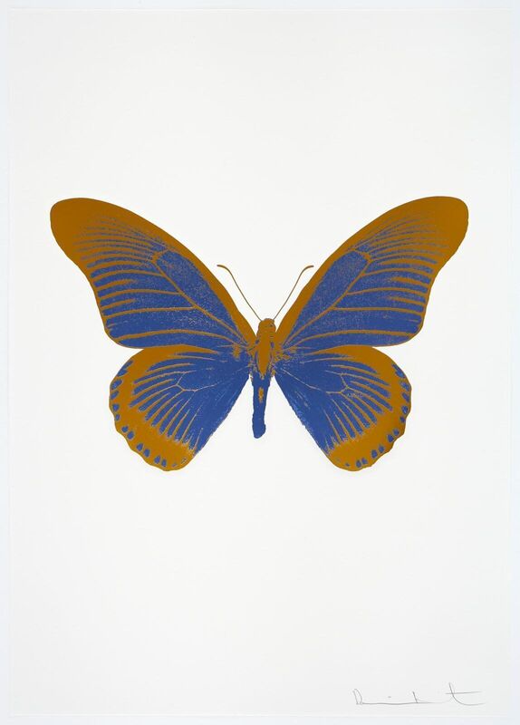 Damien Hirst, ‘The Souls IV - Frost Blue - Paradise Copper’, 2010, Print, Two color foil block on 330 gsm Arches 88 archival paper, Taglialatella Galleries