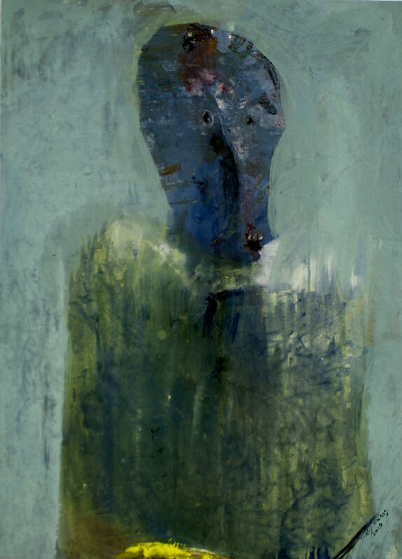 Shabu Mwangi, ‘Beyond the Mirror’, 2020, Painting, Oil, Circle Art Gallery
