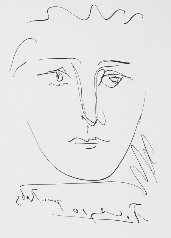 Pablo Picasso, ‘Pour Roby from L'Age de Soleil’, 1950, Print, Etching, Odon Wagner Gallery