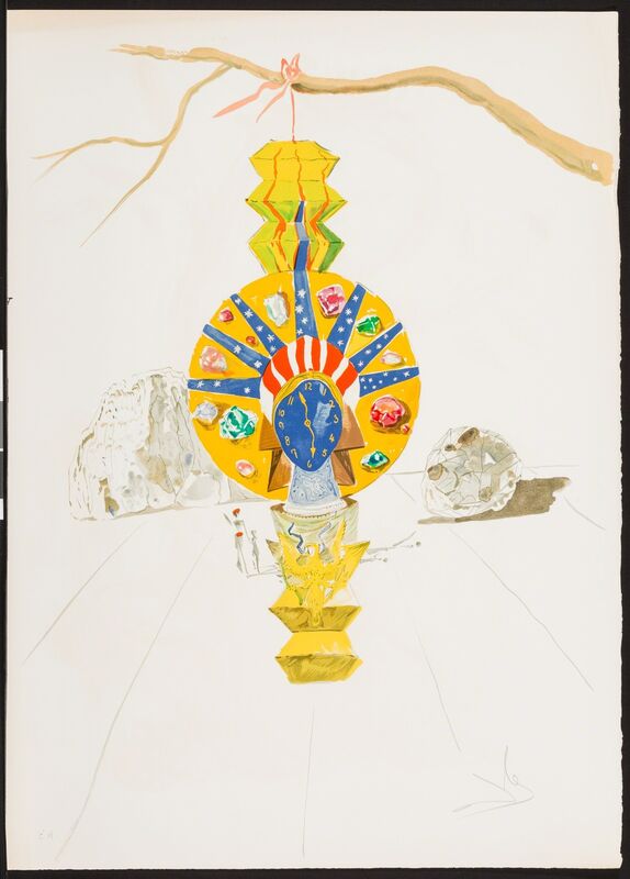 Salvador Dalí, ‘American Clock, from Time’, 1976, Print, Photolithograph in colors on Arches paper, Heritage Auctions