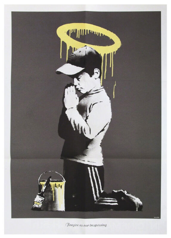 Banksy, ‘Forgive Us Our Trespassing’, 2010, Ephemera or Merchandise, Offset lithographic poster, EHC Fine Art Gallery Auction