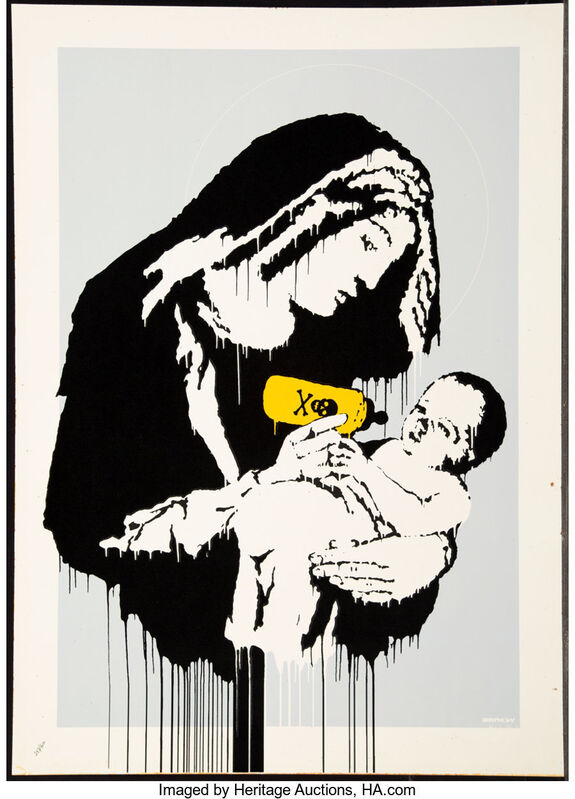 Banksy, ‘Toxic Mary’, 2004, Print, Screenprint in colors on wove paper, Heritage Auctions