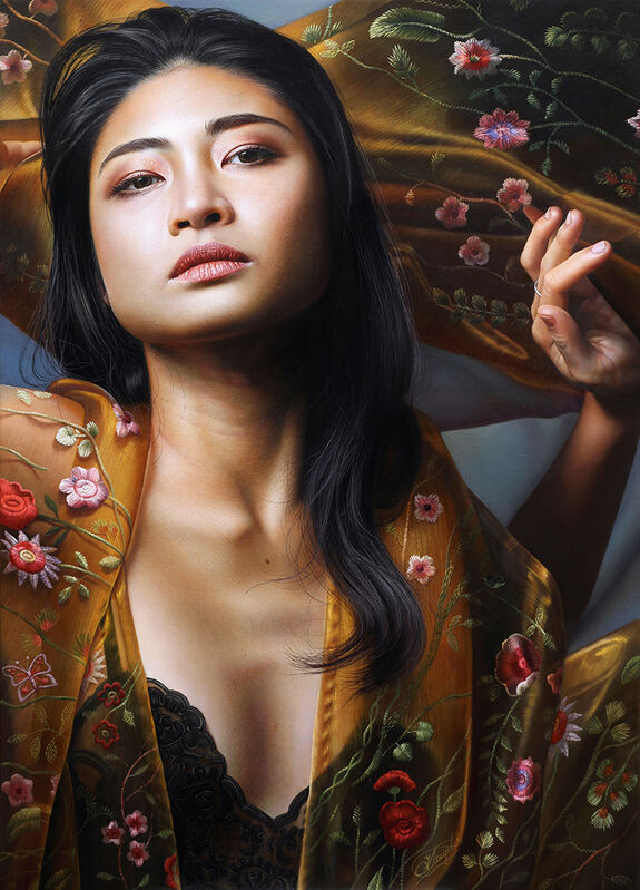 Christiane Vleugels, ‘Blossom’, 2019, Painting, Oil on canvas, Art Center Horus