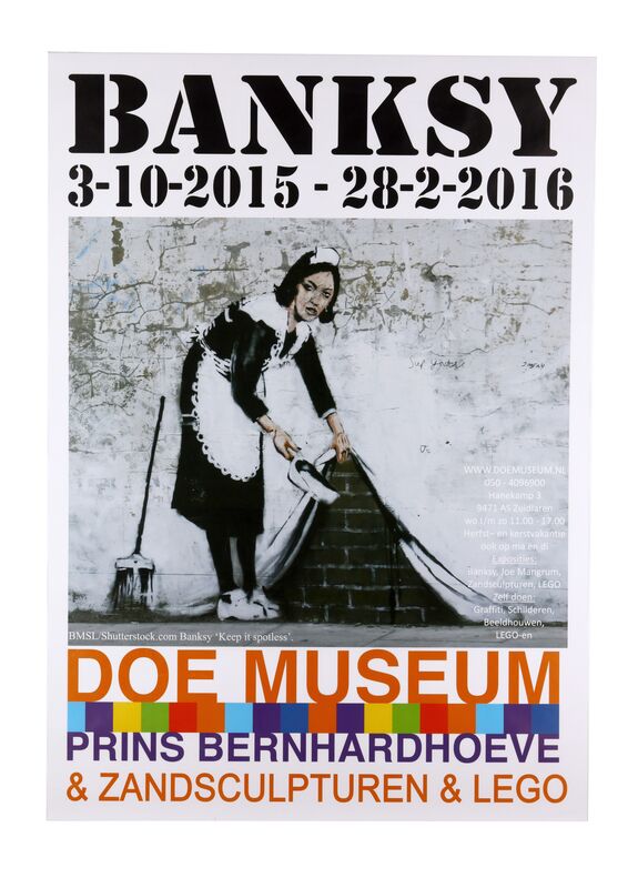 Banksy, ‘Doe Museum Exhibition Poster’, 2015, Print, Offset Lithograph In Colours, Chiswick Auctions