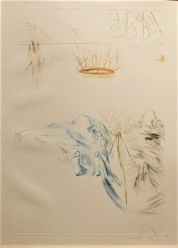 Salvador Dalí, ‘Tristan and Iseult : Tristan's Testament’, 1970, Print, Etching on paper, Samhart Gallery