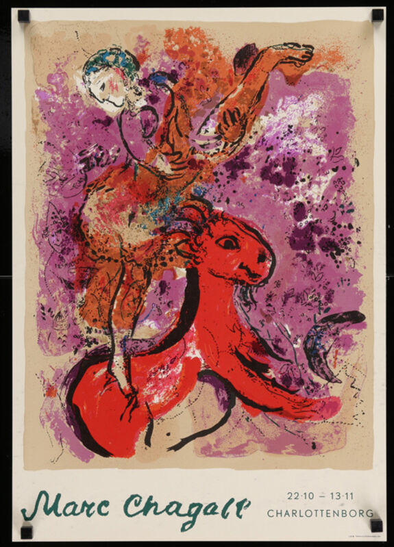 Marc Chagall, ‘Marc Chagall, Charlottenborg 22:10-13:11’, 1970, Posters, European Lithographic Poster, David Lawrence Gallery