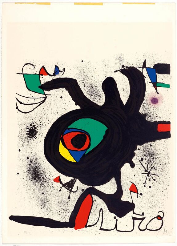 Joan Miró, ‘Das Graphische Werk (Kunstverein in Hamburg)’, 1973, Print, Colour lithograph, Koller Auctions