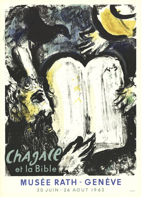 Marc Chagall, ‘Moses and the Tablets of the Law’, 1962, Print, Lithograph, ArtWise