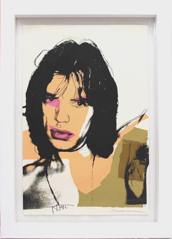 Andy Warhol, ‘Mick Jagger (FS II.141) ’, 1975, Print, Screenprint on Arches Aquarelle (rough) Paper, Revolver Gallery