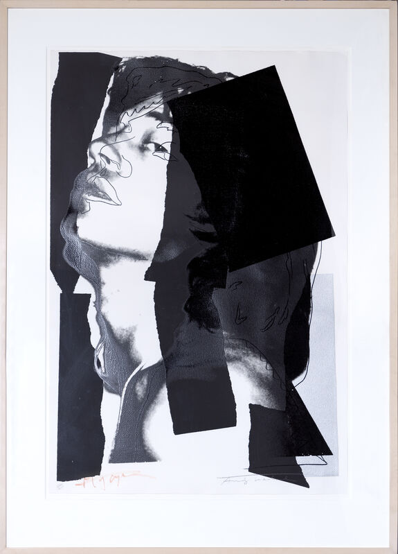 Andy Warhol, ‘Mick Jagger’, 1975, Print, Screenprint in colours., Sims Reed Gallery