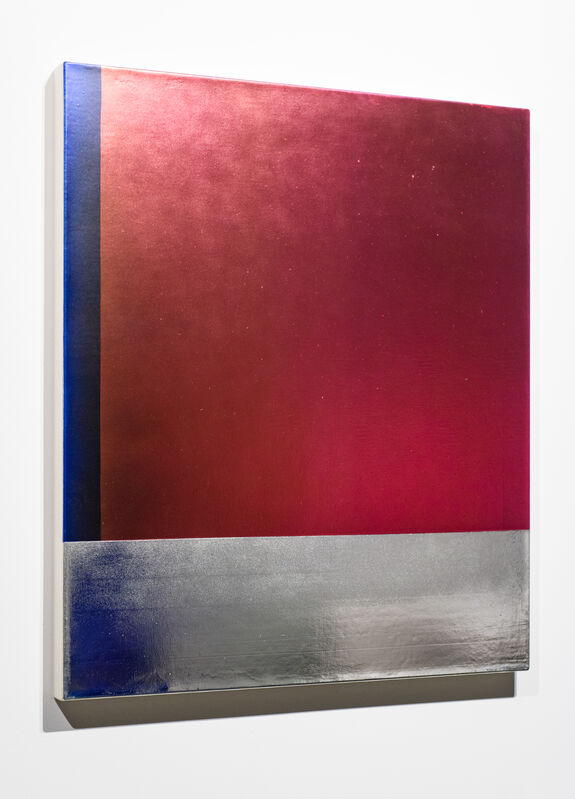Jimi Gleason, ‘JG 44’, 2020, Painting, Silver deposit and acrylic on canvas, Bentley Gallery