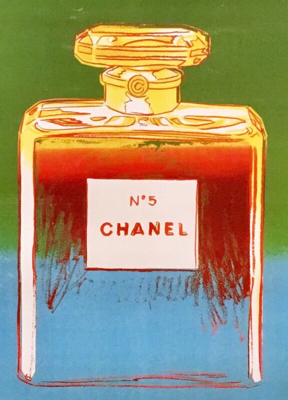 Andy Warhol, ‘Chanel No. 5 Advertising Campaign Poster’, 1997, Ephemera or Merchandise, Offset lithograph in colors affixed to linen canvas backing, Lot 180 Gallery