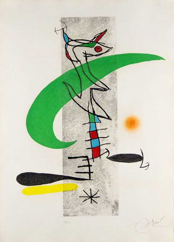 Joan Miró, ‘La Translunaire’, Print, Color aquatint and etching on paper, Heather James Fine Art Gallery Auction