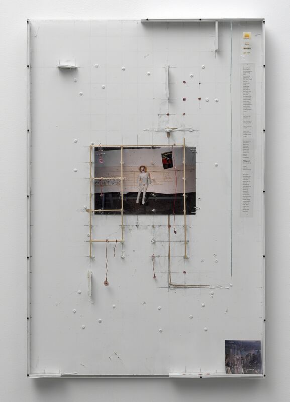 Win McCarthy, ‘Monday March 7th’, 2016, Mixed Media, Chromogenic prints, newspaper clippings, foamboard, staples, tape, acrylic plastic, latex paint, graphite, Galerie Fons Welters