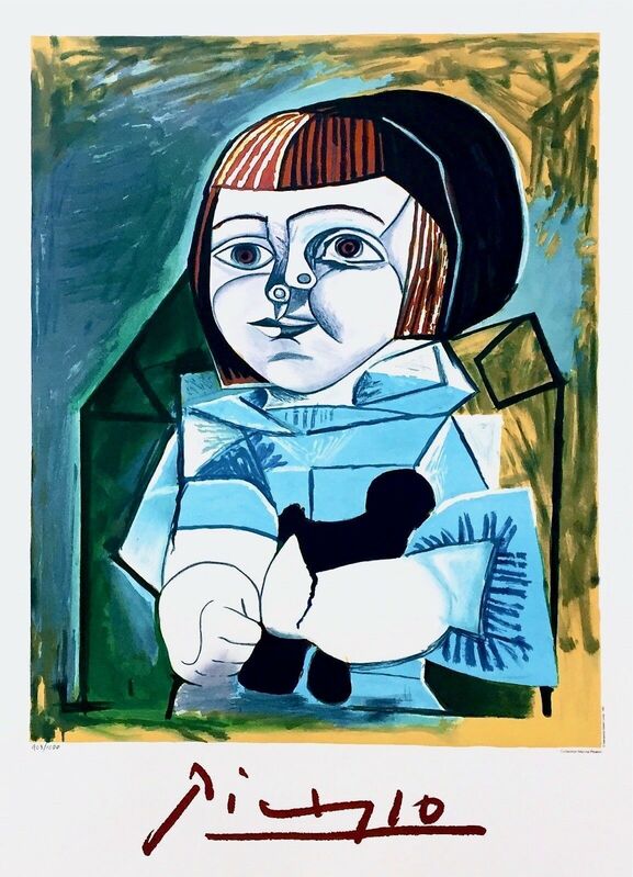 Pablo Picasso, ‘Paloma en Bleu’, 1979, Reproduction, Lithograph on Arches paper, Art Commerce