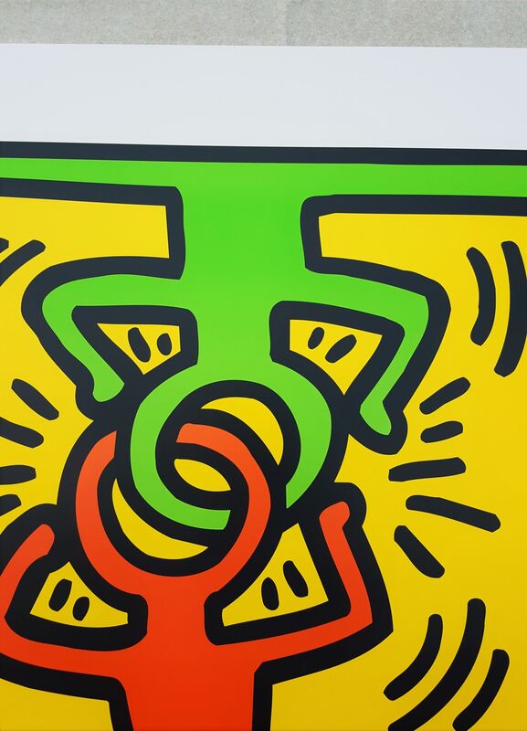 Keith Haring, ‘SFMOMA (Headstand)’, 1998, Posters, Offset-Lithograph, Exhibition Poster, Graves International Art