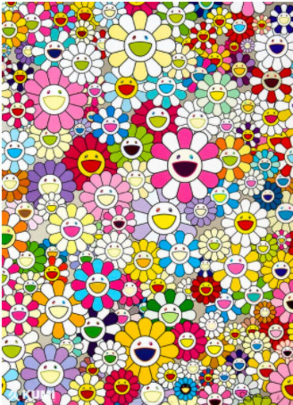 Takashi Murakami, ‘An Homage to Yves Klein, Multicolor A’, 2012, Print, Offset lithograph, ARUSHI