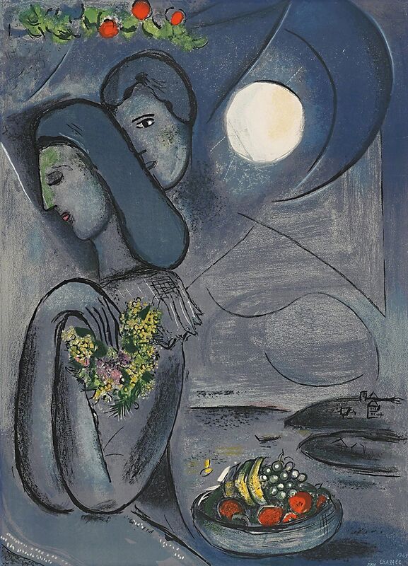 Marc Chagall, ‘Saint Jean Cap Ferrat’, 1952, Print, Lithograph in colors, Rago/Wright/LAMA