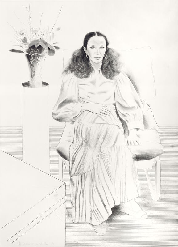 David Hockney, ‘Brooke Hopper’, 1976, Print, Lithograph, Galerie Lelong & Co.