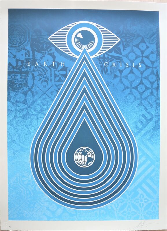 Shepard Fairey, ‘Earth Crisis’, 2019, Print, Print Lithograph on Speckletone paper, AYNAC Gallery