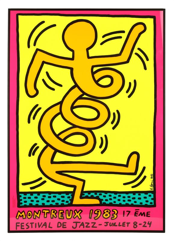 Keith Haring, ‘Montreux Festival De Jazz 1983’, Posters, Advertising poster, Chiswick Auctions