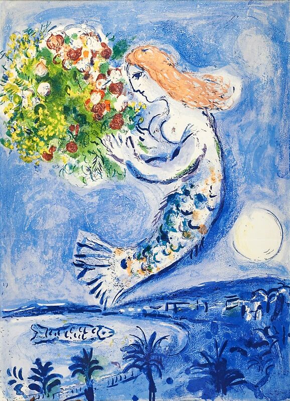 Marc Chagall, ‘La Baie des Anges’, 1962, Print, Lithograph in colors (framed), Rago/Wright/LAMA
