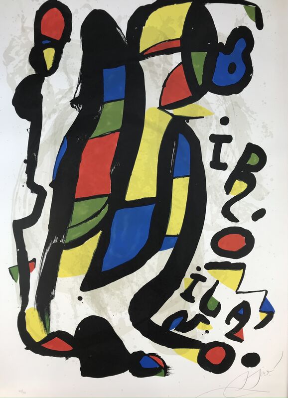 Joan Miró, ‘Miró Milano’, 1981, Print, Lithograph on Arches paper, Gutan Art Gallery 